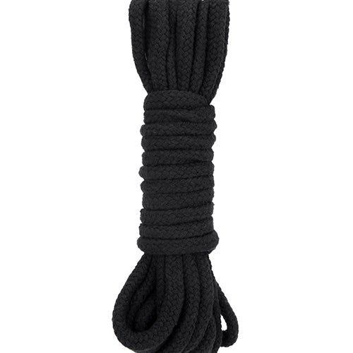 LUX FETISH BONDAGE ROPE 5M BLACK - ELLF5105BLK