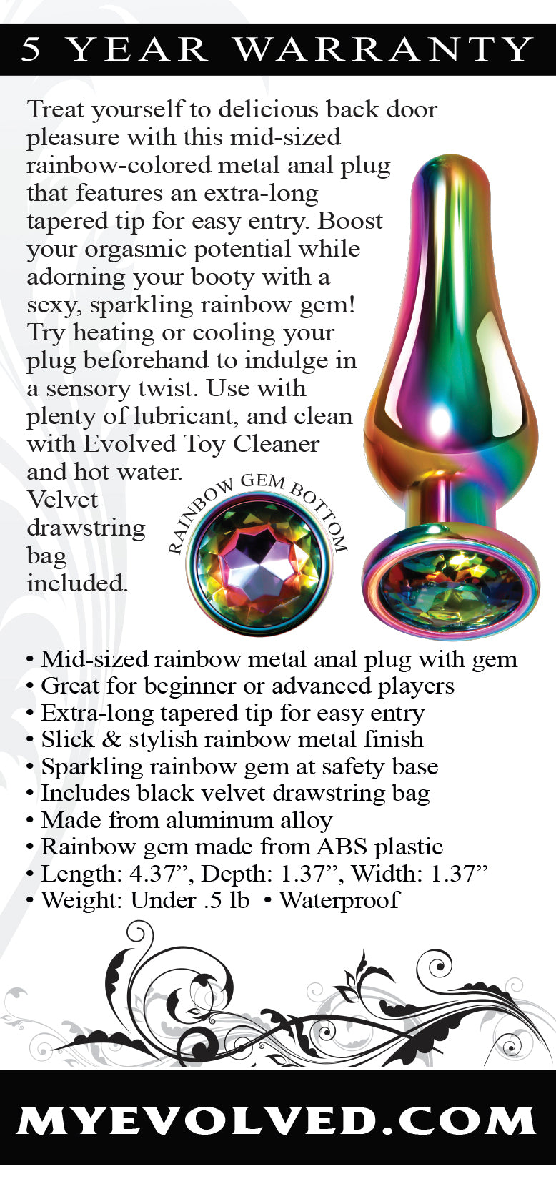 RAINBOW METAL PLUG MEDIUM - ENBP85532