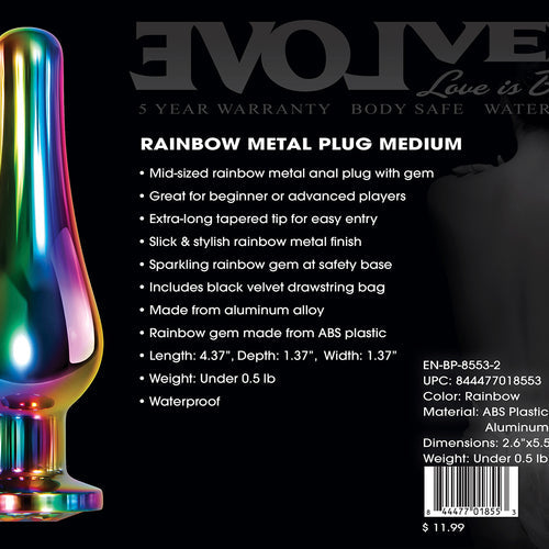 RAINBOW METAL PLUG MEDIUM - ENBP85532