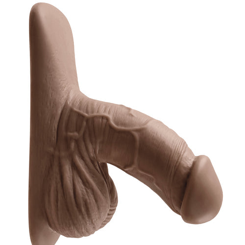GENDER X 4IN SILICONE PACKER DARK - ENGXPK09762