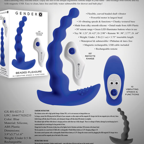 GENDER X BEADED PLEASURE - ENGXRS02352