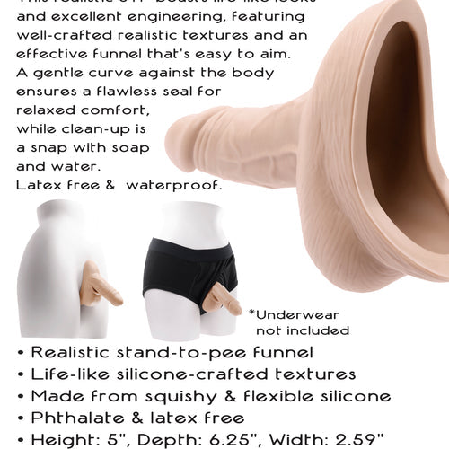GENDER X STAND TO PEE LIGHT SILICONE - ENGXSP09832