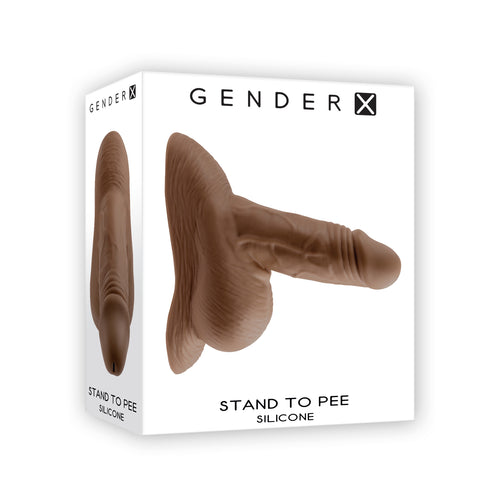 GENDER X STAND TO PEE DARK SILICONE - ENGXSP09902