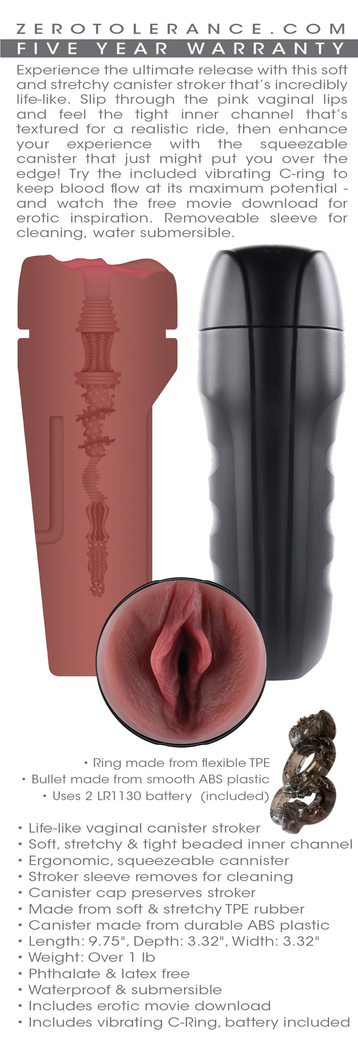 ZERO TOLERANCE GRIP IT DARK - ENZEMS12702