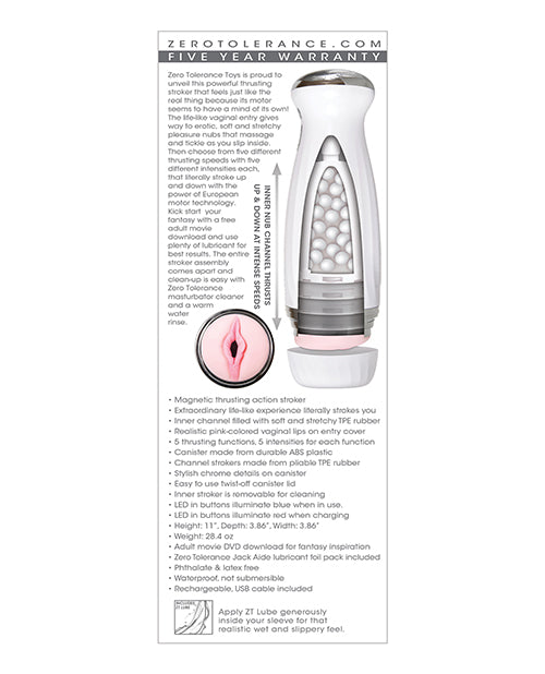 ZERO TOLERANCE THE THRUSTING STROKER - ENZERS55832