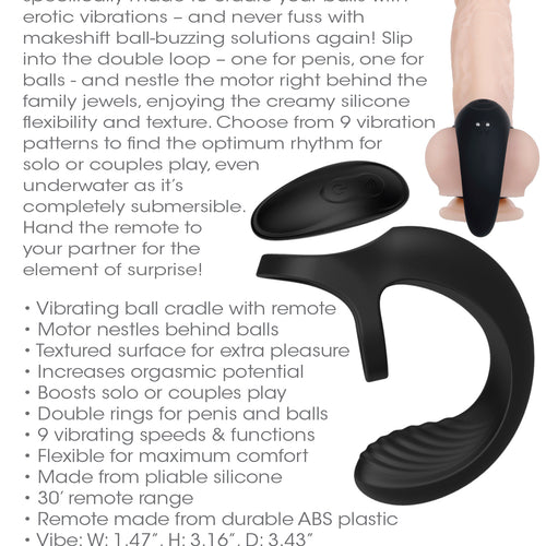 ZERO TOLERANCE VIBRATING BALL CRADLE - ENZERS84852