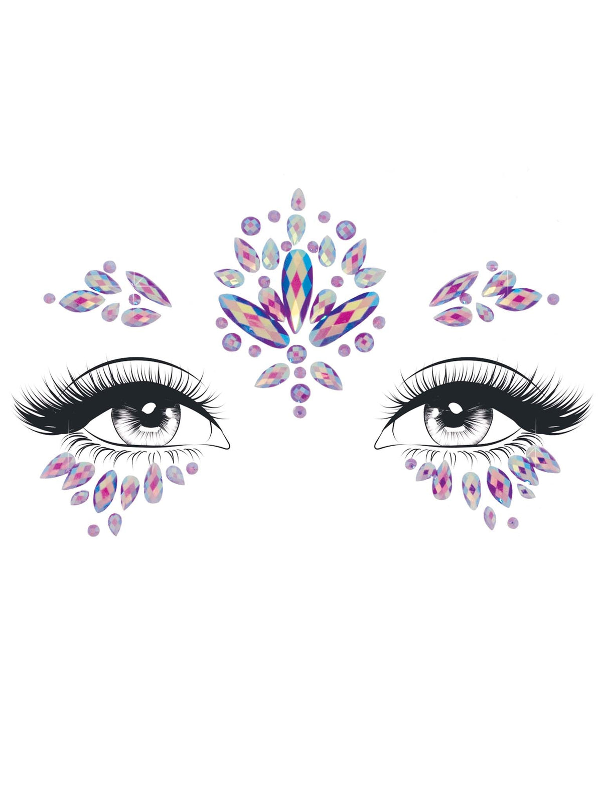 Verity Face Jewels Sticker - EYE043    05322