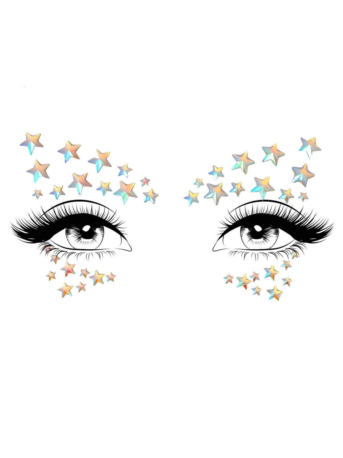 Celeste Glow in the Dark Face Jewels Sticker - EYE045    18322