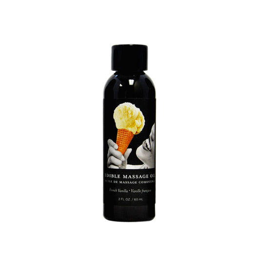 Earthly Body Edible Massage Oil Vanilla 2oz-Pinkfoxxx