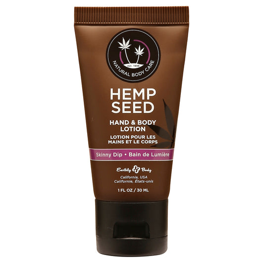 Earthly Body Hand & Body Velvet Lotion Skinny Dip 1oz-Pinkfoxxx