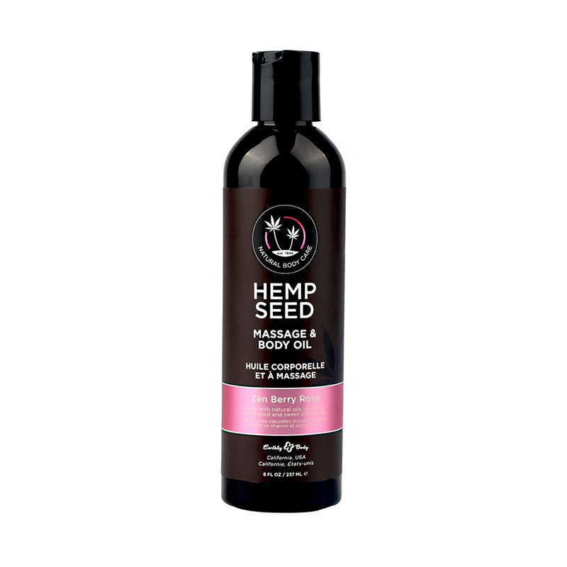 Earthly Body Hemp Seed Massage & Body Oil-Pinkfoxxx