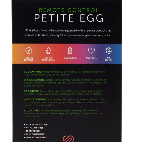 SENSUELLE R/C PETITE EGG PURPLE - NCBTW62PU