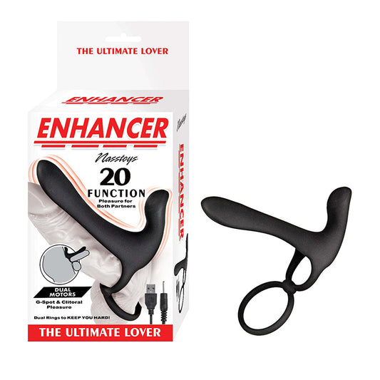 Enhancer The Ultimate Lover Silicone Black-Pinkfoxxx
