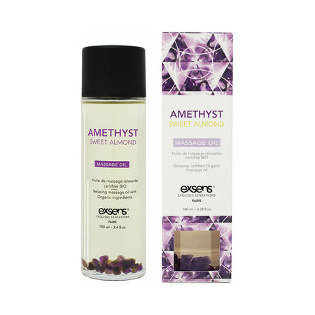 Exsens Massage Oil Amethyst Sweet Almond 3.4 oz.-Pinkfoxxx