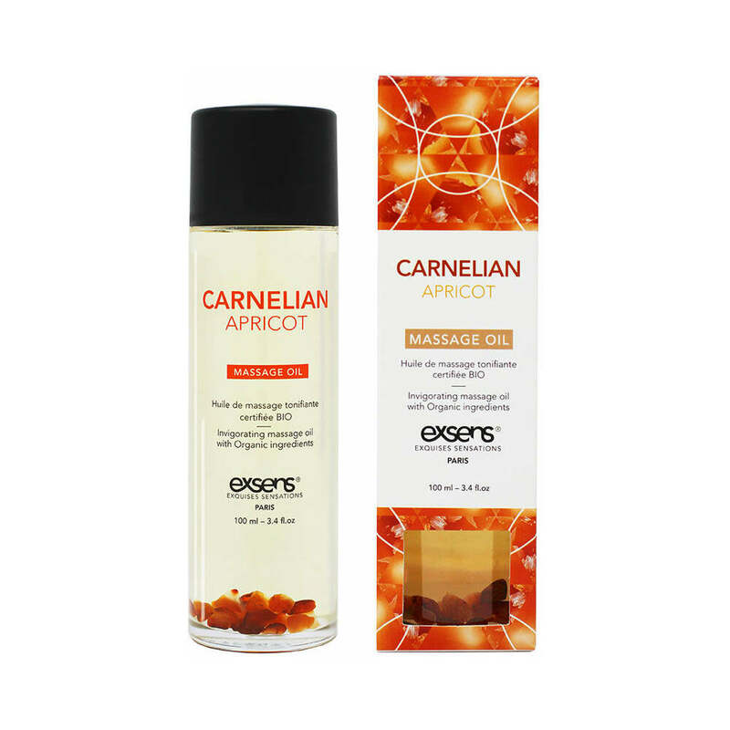 Exsens Massage Oil Carnelian Apricot 3.4 oz.-Pinkfoxxx