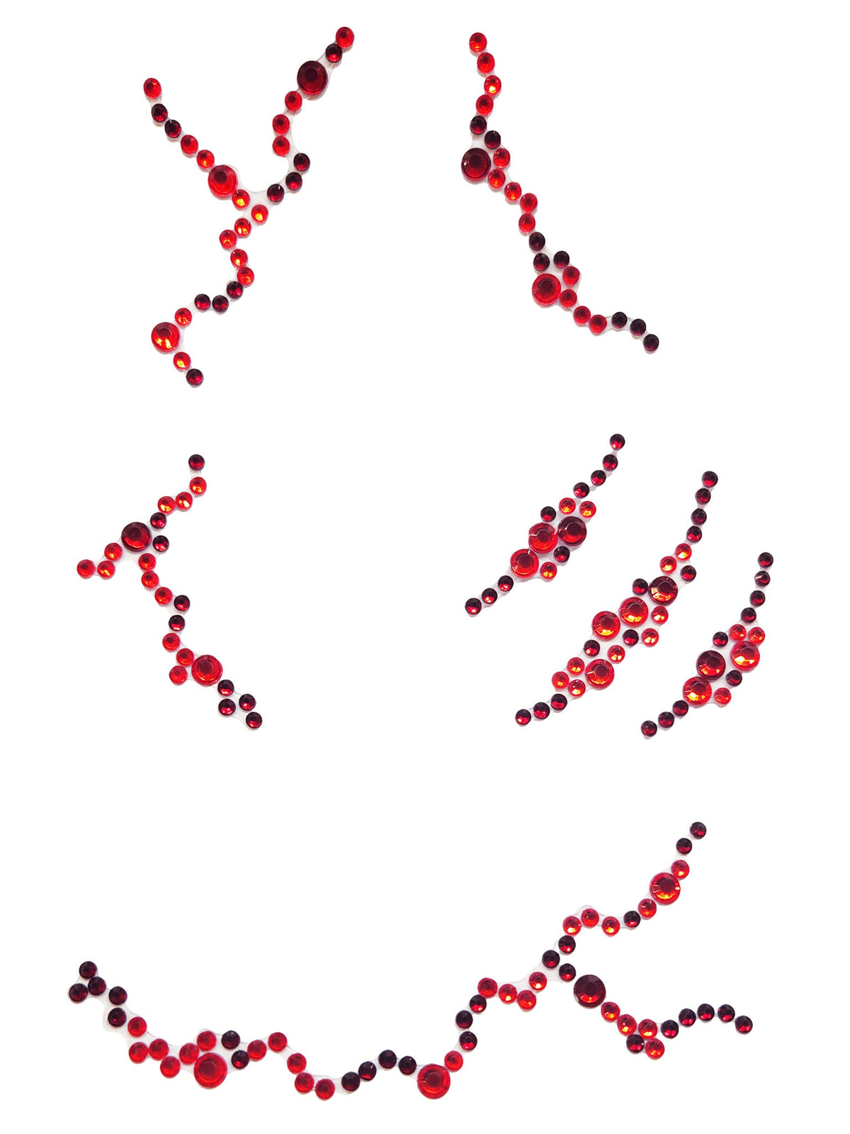 Bloody Face Jewels Sticker - EYE052    00322