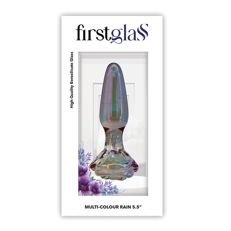 FIRST GLASS RAIN BUTT PLUG M - FRFIRST011990