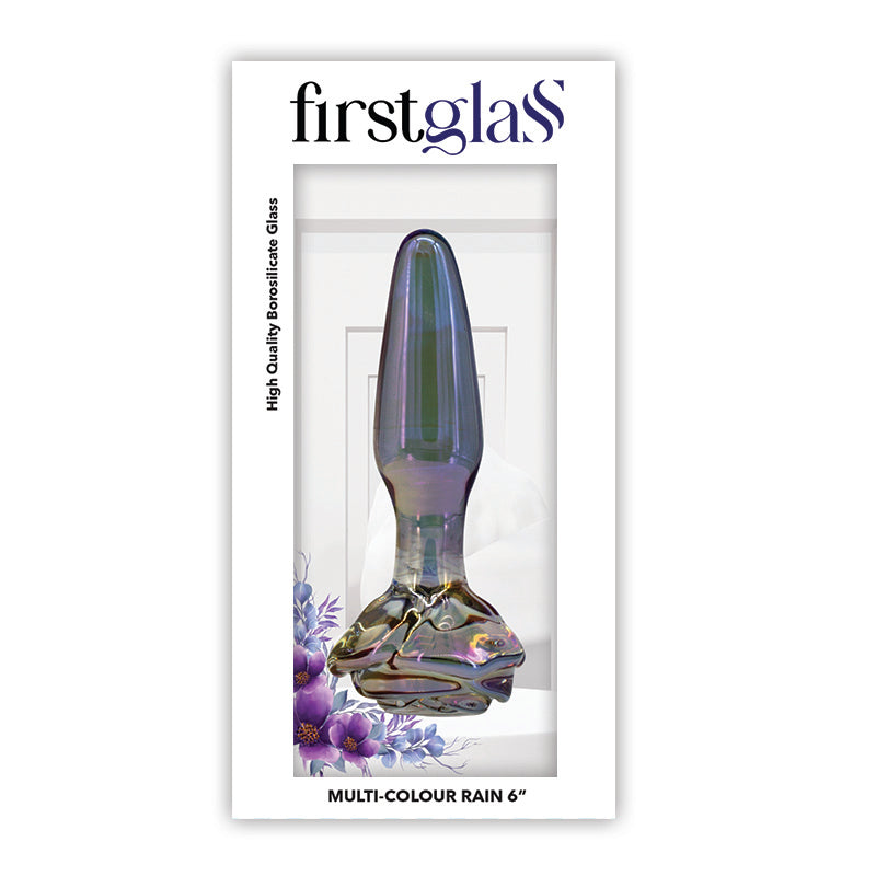 FIRST GLASS RAIN BUTT PLUG L - FRFIRST011991