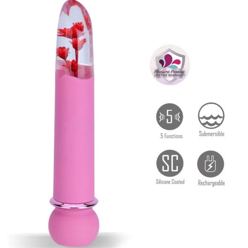 FLORA RECHARGEABLE FLOWER BULLET JAGUAR POWER PINK - MTMA2601PINK