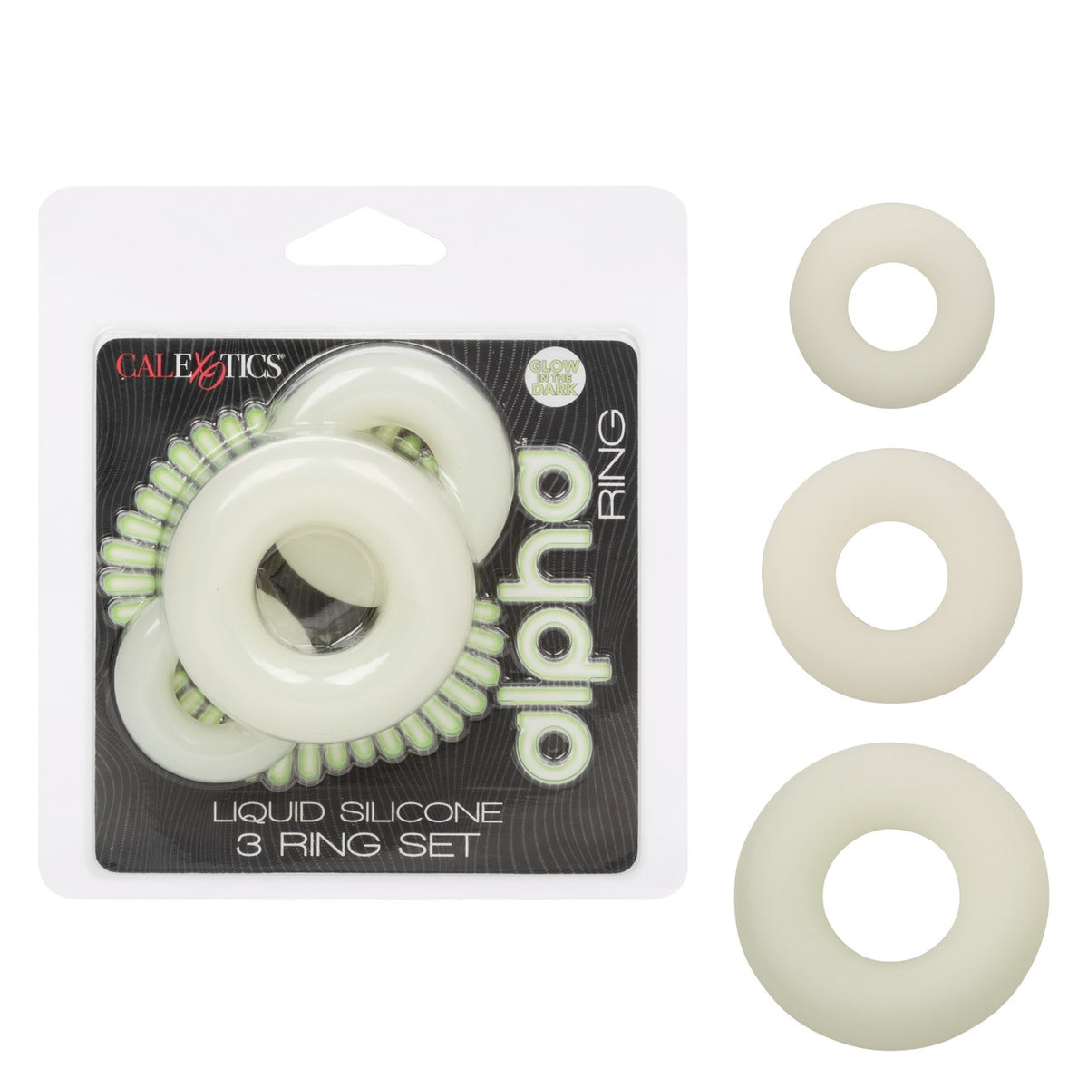 ALPHA LIQUID SILICONE SET GLOW IN THE DARK - SE149233