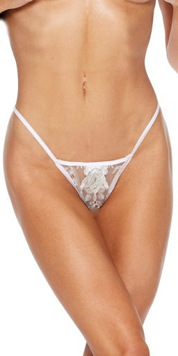 FOIL EMBROIDERED OPEN BIKINI