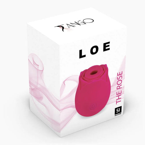 LOE THE ROSE PREMIUM SUCTION STIMULATOR NEON PINK - FRLOE007048