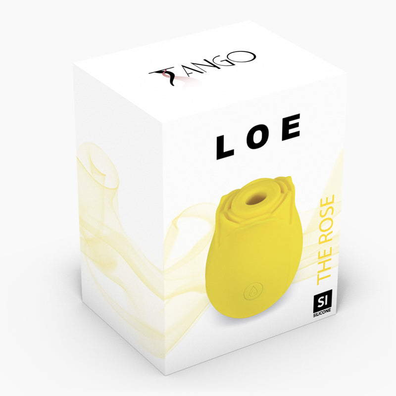LOE THE ROSE PREMIUM SUCTION STIMULATOR YELLOW - FRLOE007049