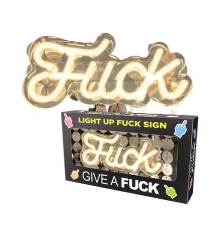 NEON FUCK LIGHT UP SIGN
