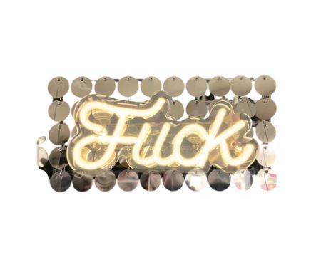 NEON FUCK LIGHT UP SIGN
