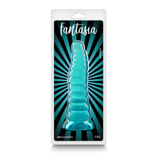 Fantasia Nymph Jelly Dildo Teal-Pinkfoxxx