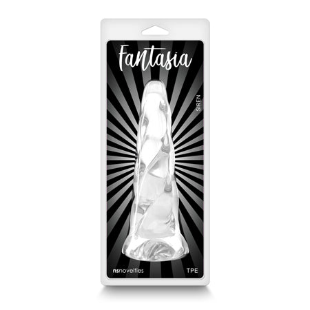 Fantasia Siren Jelly Dildo Clear-Pinkfoxxx