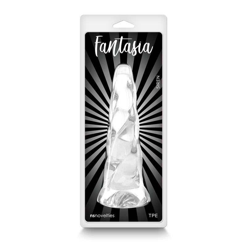 Fantasia Siren Jelly Dildo Clear-Pinkfoxxx