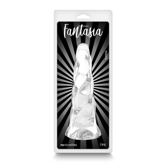 Fantasia Siren Jelly Dildo Clear-Pinkfoxxx