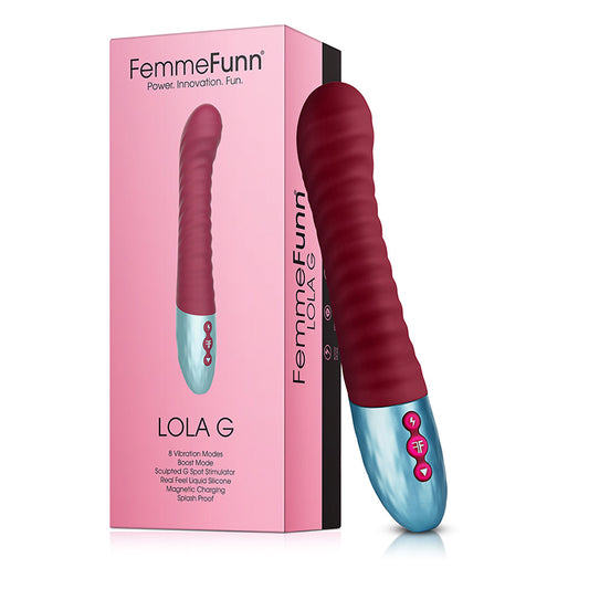 FemmeFunn Lola G Rechargeable Silicone G-Spot Vibrator-Pinkfoxxx