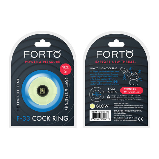 Forto F-33 Liquid Silicone Cockring-Pinkfoxxx