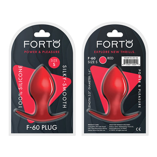 Forto F-60 Spade Silicone Anal Plug-Pinkfoxxx