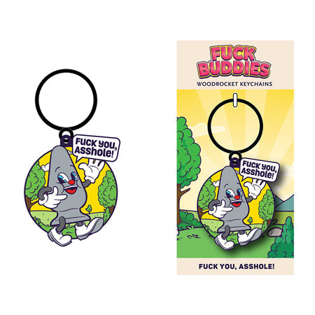 Fuck Buddies Keychain Fuck You Asshole-Pinkfoxxx
