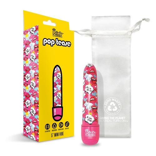 PRINTS CHARMING POP TEASE 5IN MINI VIBE KISS ME PINK - GN1000200