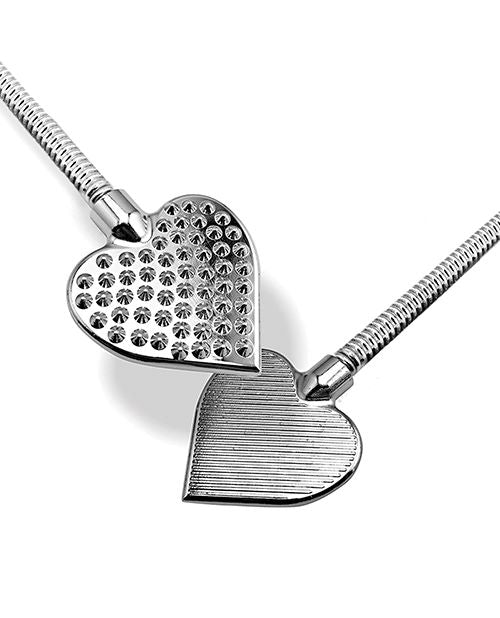 NIXIE STAINLESS STEEL RIDING CROP HEART - GN1000351