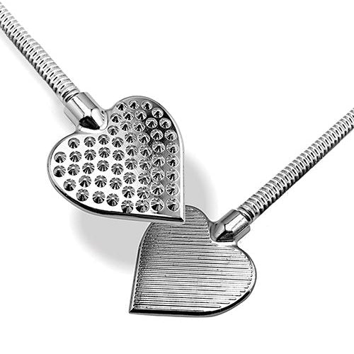 NIXIE STAINLESS STEEL RIDING CROP HEART - GN1000351
