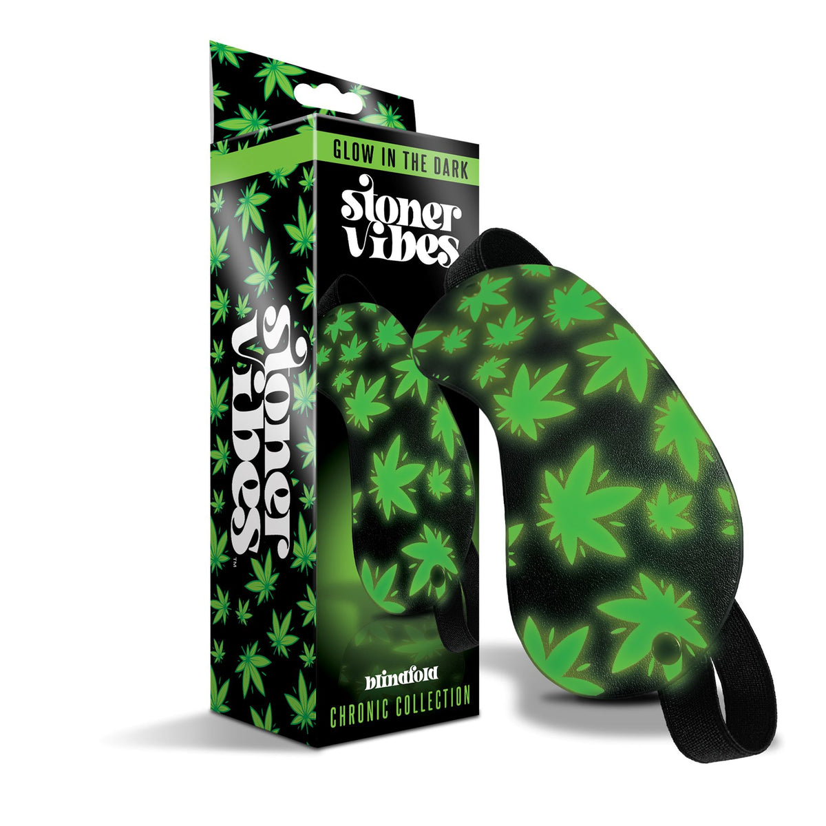 STONER VIBES BLINDFOLD GLOW IN THE DARK CHRONIC COLLECTION - GN2000133