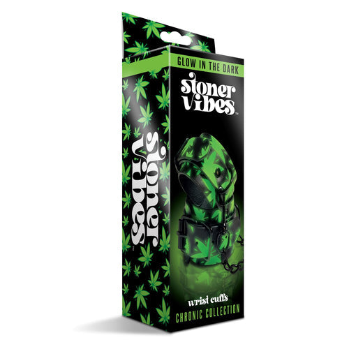 STONER VIBES WRIST CUFFS GLOW IN THE DARK CHRONIC COLLECTION - GN2000134