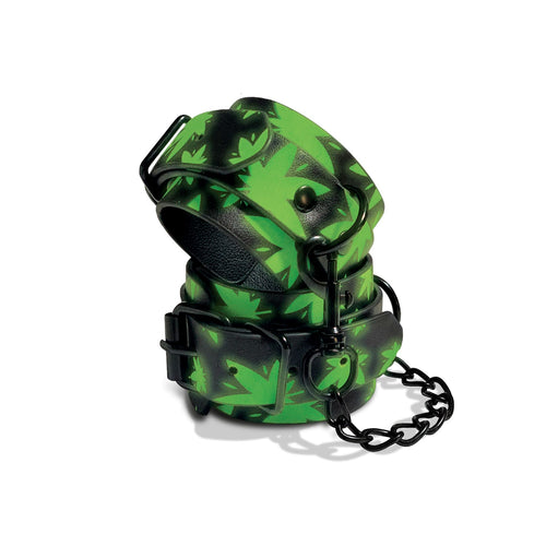 STONER VIBES WRIST CUFFS GLOW IN THE DARK CHRONIC COLLECTION - GN2000134