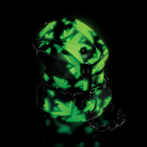 STONER VIBES WRIST CUFFS GLOW IN THE DARK CHRONIC COLLECTION - GN2000134