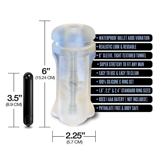 MSTR B8 VIBRATING STROKER HAND CUFF 5 PC SET - GN3000924