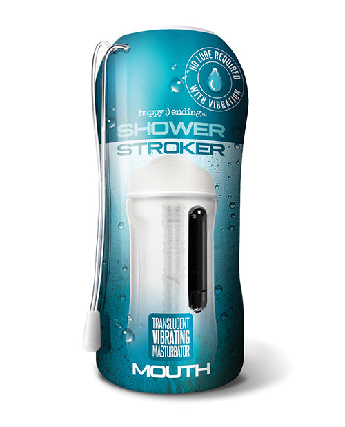 HAPPY ENDING VIBRATING SHOWER STROKER MOUTH - GN3009998