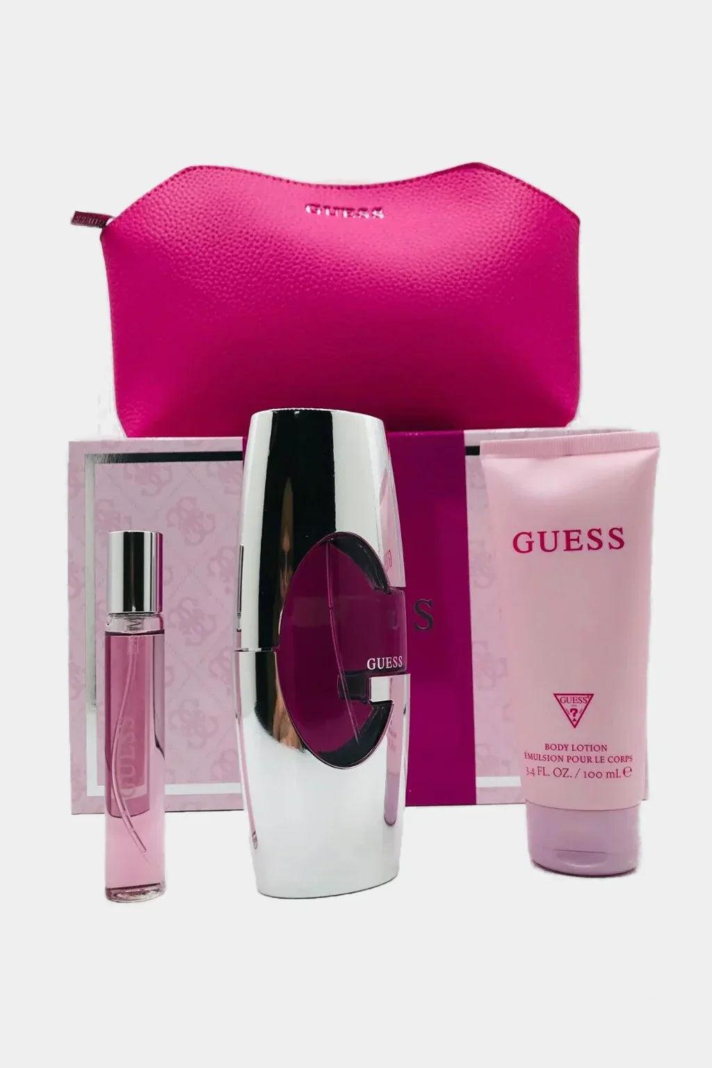 GUESS 4PC SET, WOMEN'S PERFUME, EDP-Pinkfoxxx