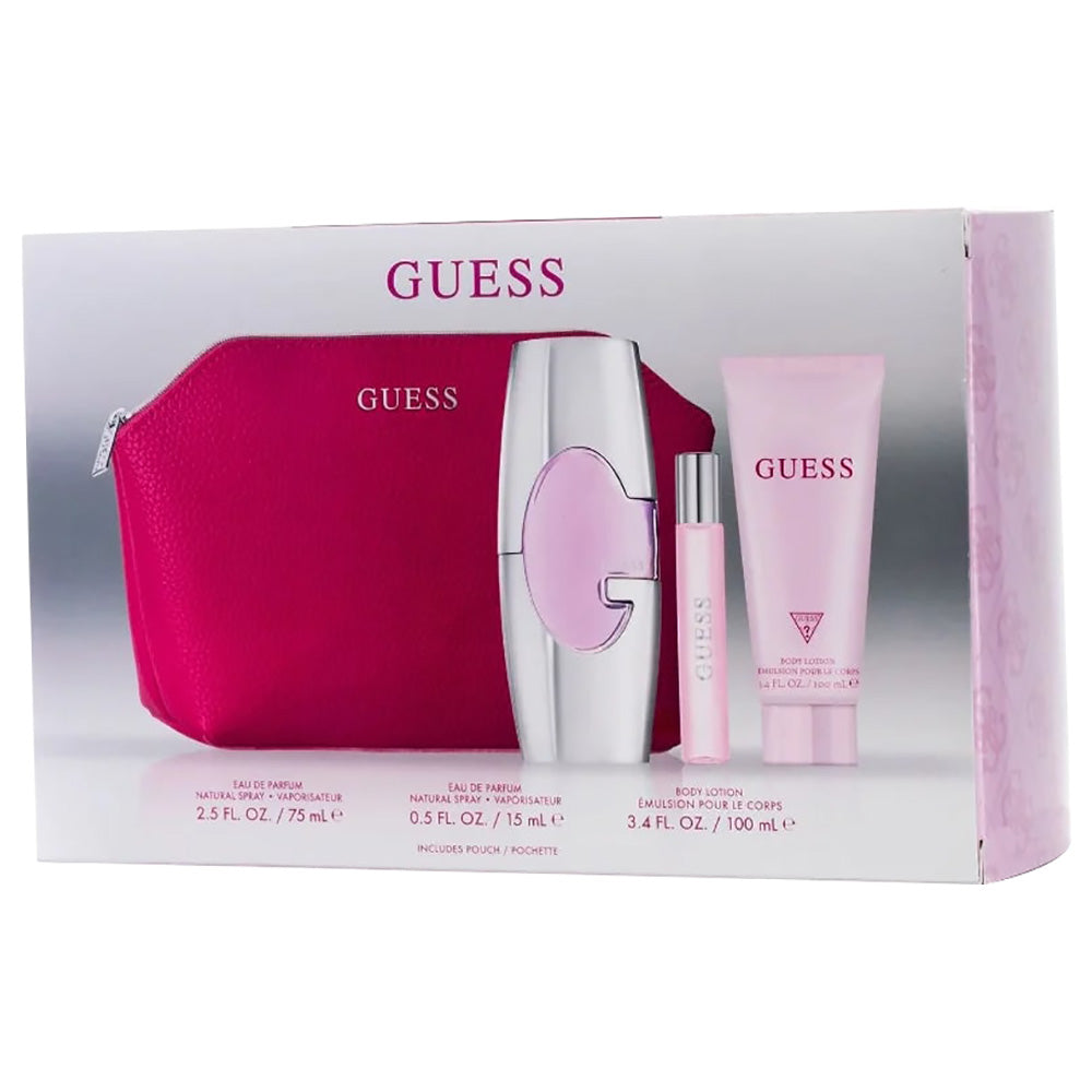 GUESS 4PC SET, WOMEN'S PERFUME, EDP-Pinkfoxxx