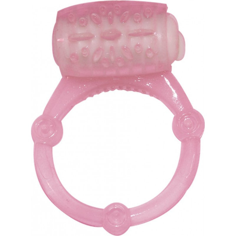 HUMM DINGER PENIS RING CLIT STIM PURP