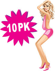 BACHELORETTE PARTY FLEXY SUPER STRAW 10PC